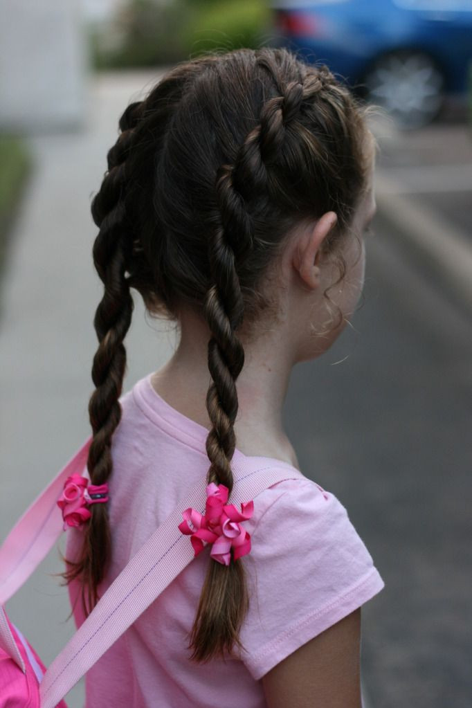 Hairstyles After Taking Out Braids
 Twisted rope french braids Do this on your hair when its