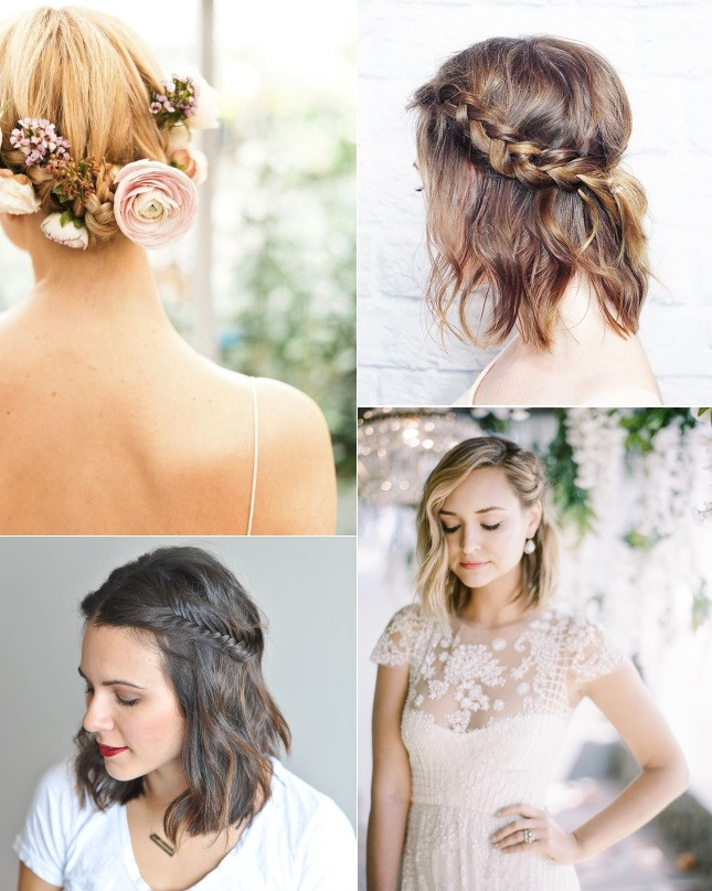 Hairstyles For Bridesmaids Short Hair
 9 Short Wedding Hairstyles For Brides With Short Hair