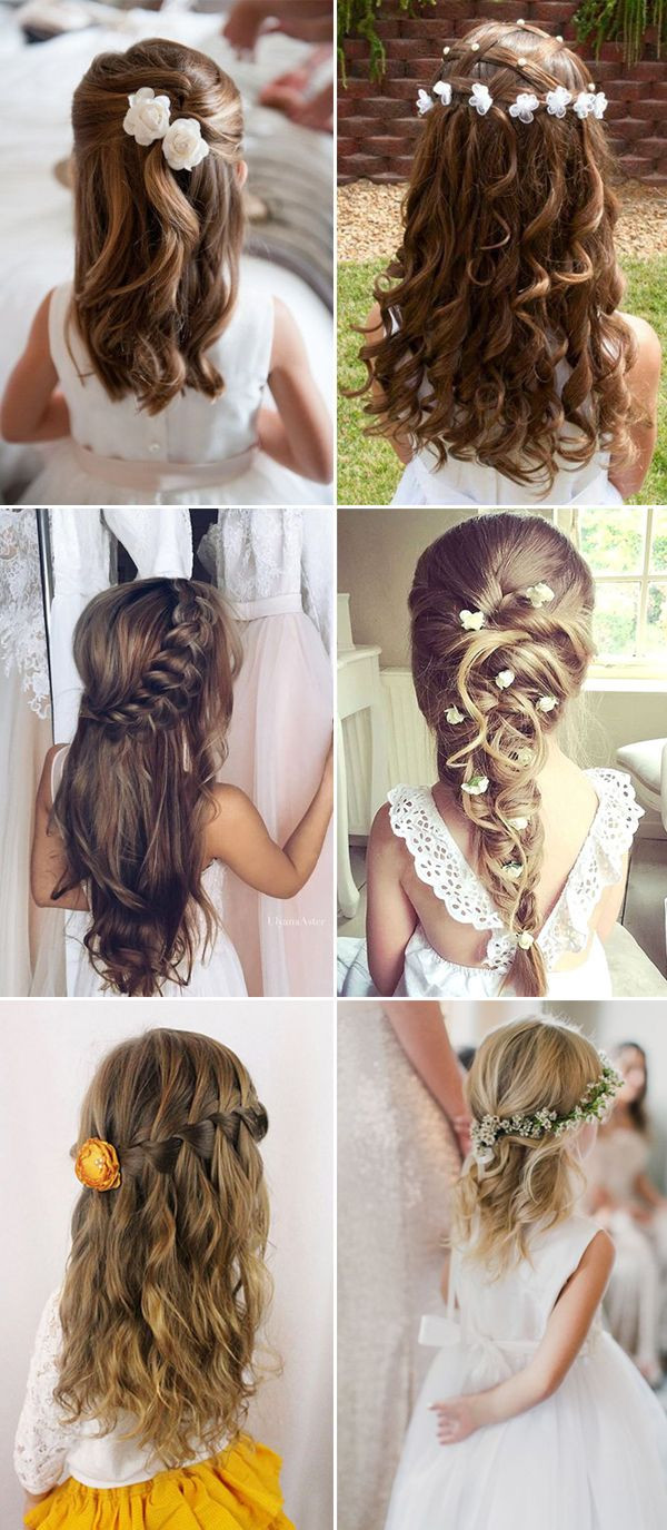 Hairstyles For Little Girls For Wedding
 2017 New Wedding Hairstyles for Brides and Flower Girls