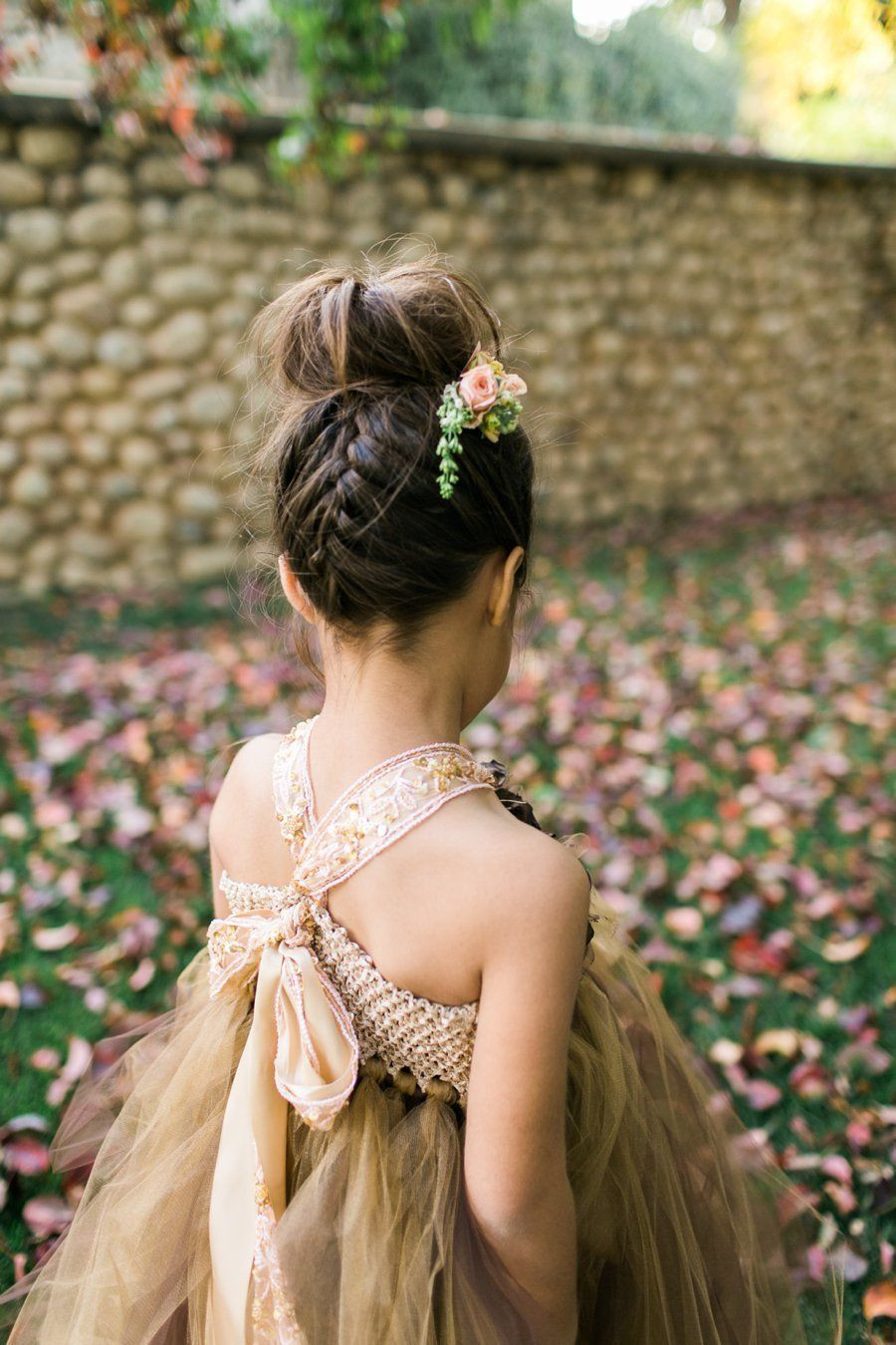 Hairstyles For Little Girls For Wedding
 Forest Inspired Indoor Wedding Flower Girls