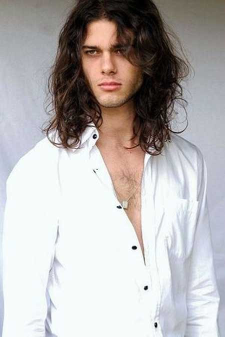 Hairstyles For Long Haired Boys
 style of the handsome men
