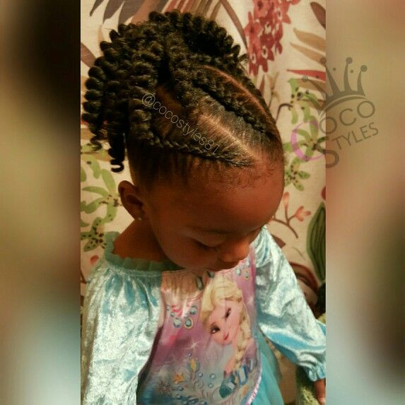 Hairstyles For Natural Little Girl
 1000 images about cool kids natural hair on Pinterest