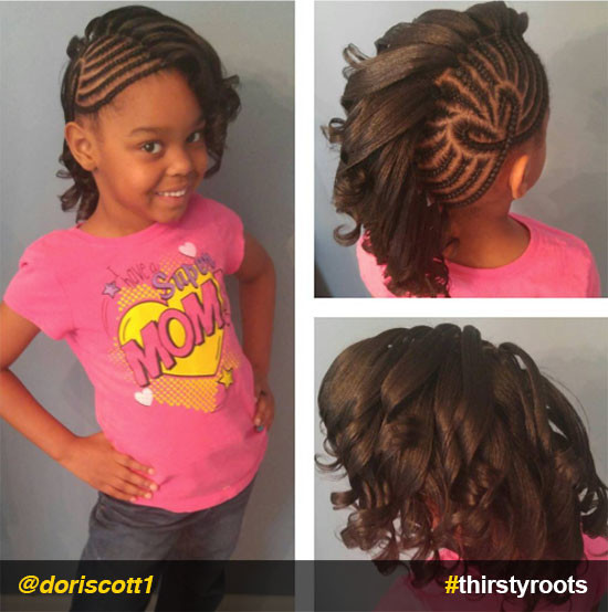 Hairstyles For Natural Little Girls
 20 Cute Natural Hairstyles for Little Girls