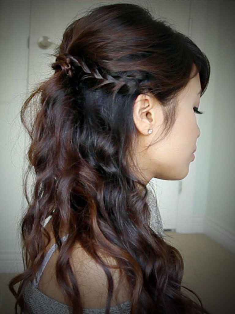 Hairstyles For Prom Up
 Half Up And Down Hairstyles For Prom