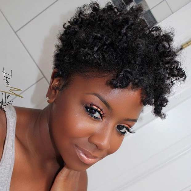 Hairstyles For Short Natural Curly Hair
 51 Best Short Natural Hairstyles for Black Women