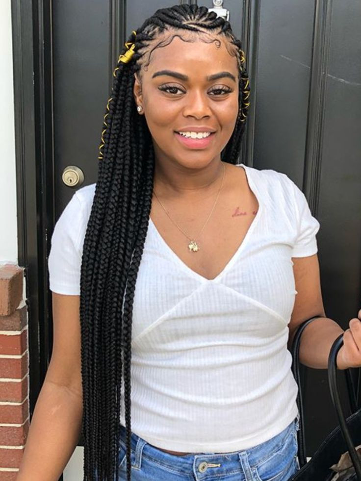 Hairstyles With Braiding Hair
 Pin by Tish on Ghana Cornrows Braids in 2019
