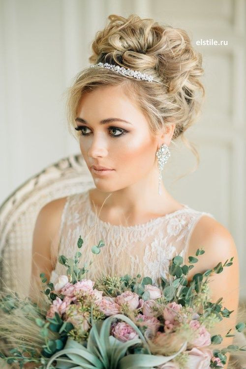 Hairstyles With Tiaras For Brides
 bridal hairstyles with pieces headbands tiaras
