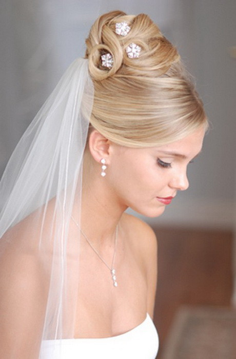 Hairstyles With Tiaras For Brides
 Bridal hairstyles with veil and tiara
