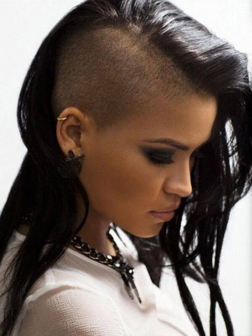 Half Shaved Girl Hairstyle
 40 Shaved Hairstyles for Women