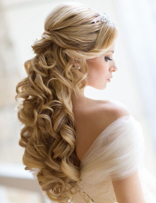 Half Up Hairstyles Wedding
 Wedding Hairstyles Half Up Styling Tips