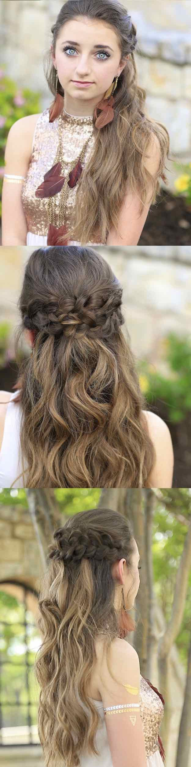 Half Up Prom Hairstyles
 25 Easy Half Up Half Down Hairstyle Tutorials For Prom