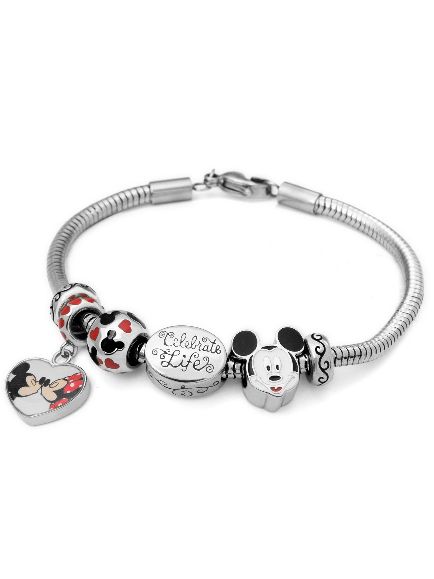 Hallmark Bracelet Charms
 Connections from Hallmark Stainless Steel Disney Mickey