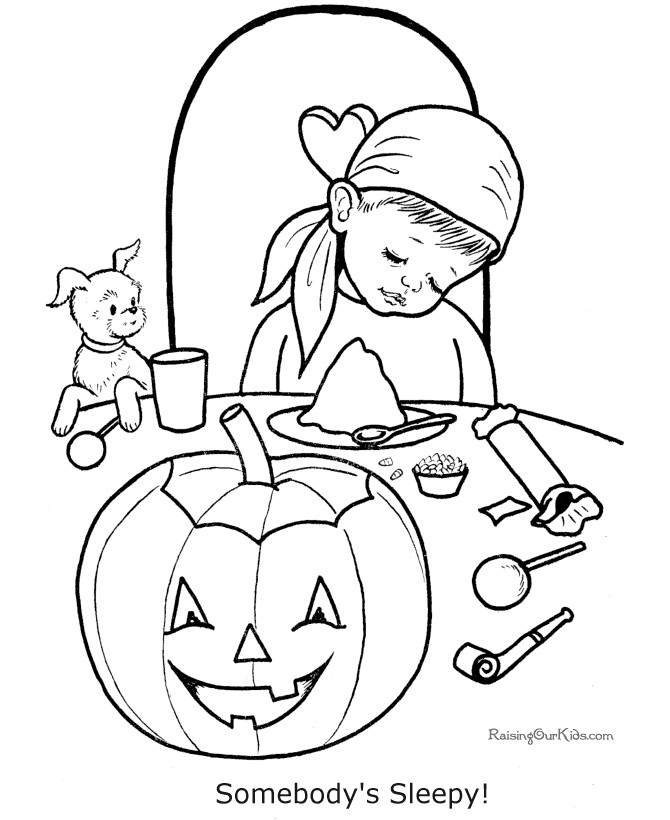 Halloween Coloring Pages For Boys
 Boy Halloween Coloring Page 006