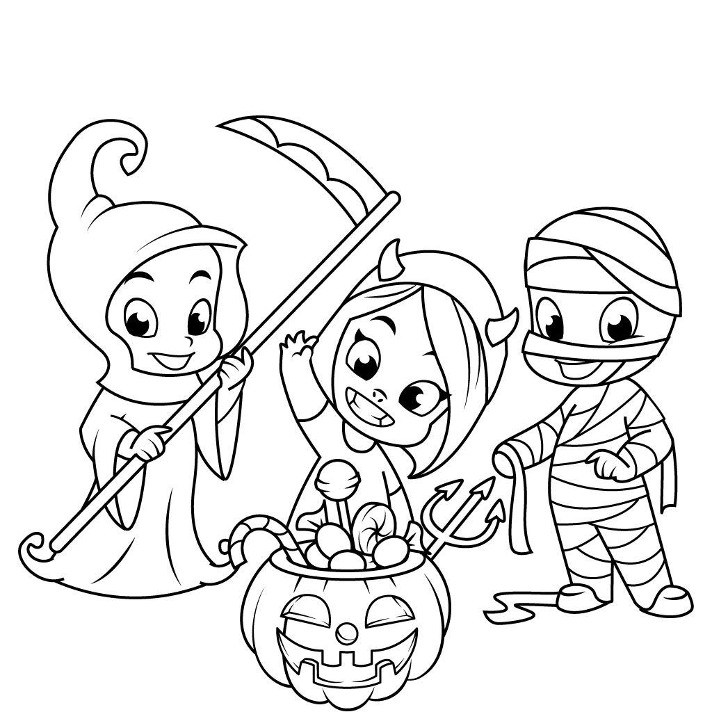 Halloween Coloring Pages For Boys
 Halloween Coloring Pages