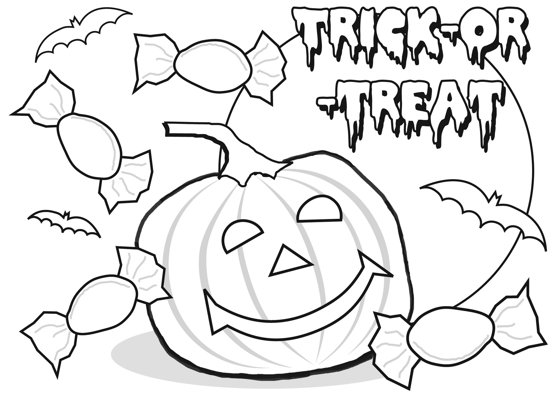 Halloween Coloring Pages For Boys
 50 Free Printable Halloween Coloring Pages For Kids