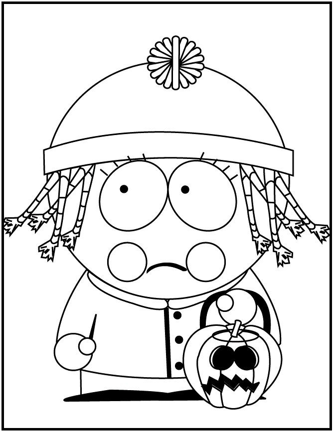 Halloween Coloring Pages For Boys
 1000 images about South Park on Pinterest