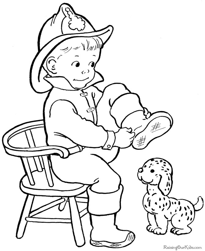 Halloween Coloring Pages For Boys
 Boy Halloween coloring page 024