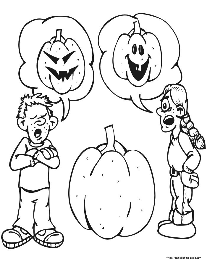 Halloween Coloring Pages For Boys
 halloween pumpkin colouring pages for kids to printFree