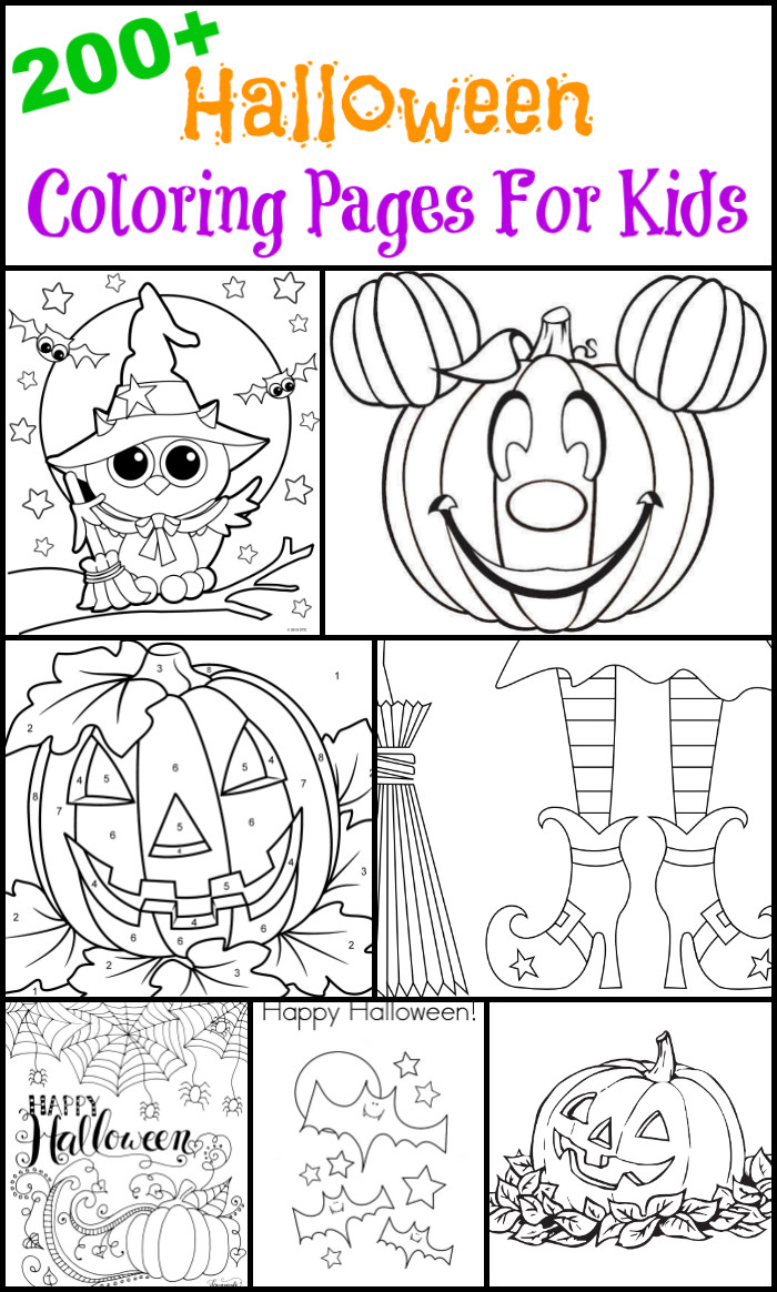 Halloween Coloring Sheets For Kids
 200 Free Halloween Coloring Pages For Kids The Suburban Mom