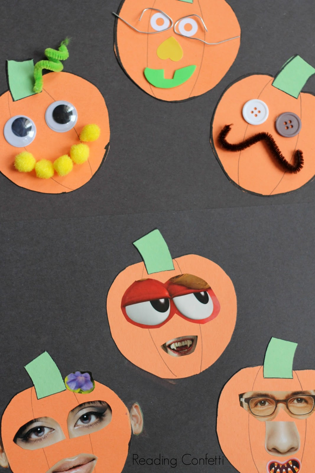 Halloween Craft Ideas Preschool
 Jack o Lantern Collages Preschool Craft Reading Confetti