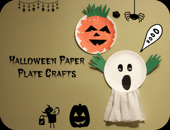 Halloween Craft Ideas Preschool
 Paper Plate Ghost Halloween Craft For Preschoolers