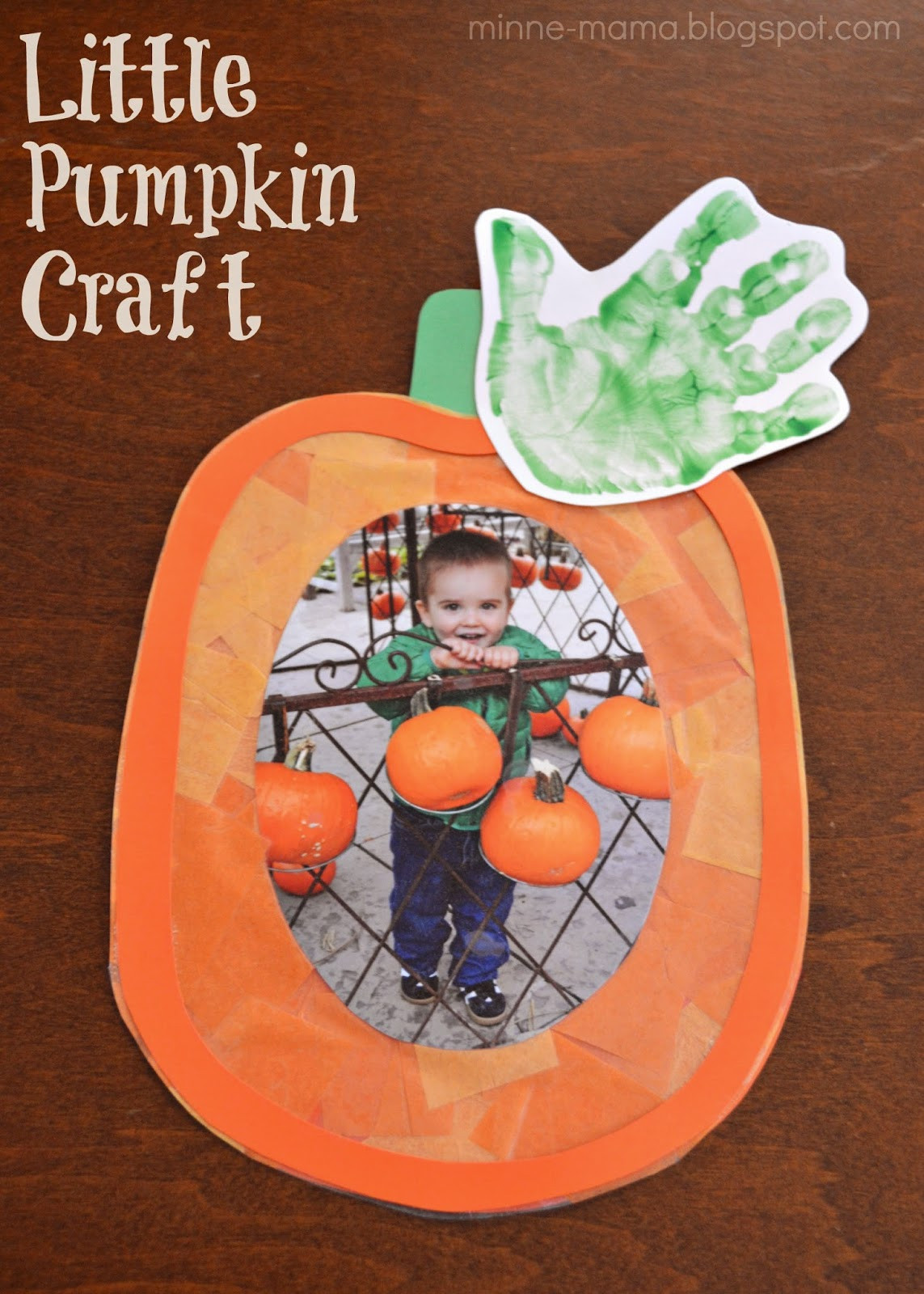 Halloween Craft Ideas Preschool
 Minne Mama Little Pumpkin Craft