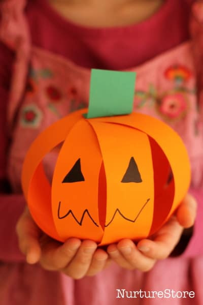Halloween Craft Ideas Preschoolers
 Easy pumpkin craft for scissor skills NurtureStore