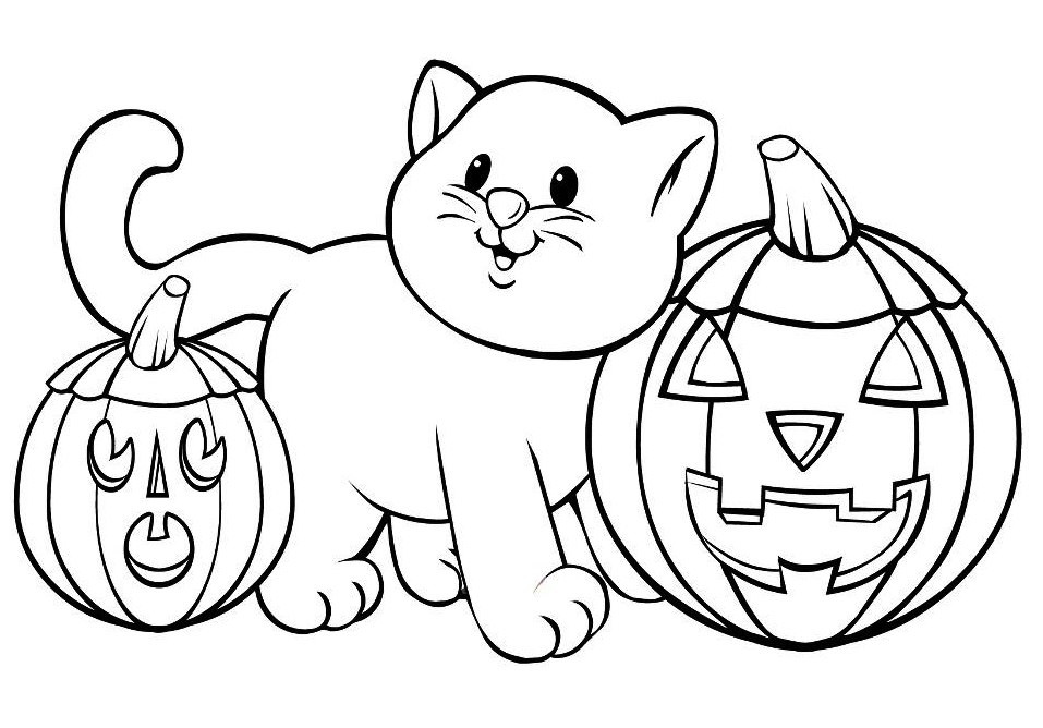 Halloween Kids Coloring Pages
 Halloween Coloring Page