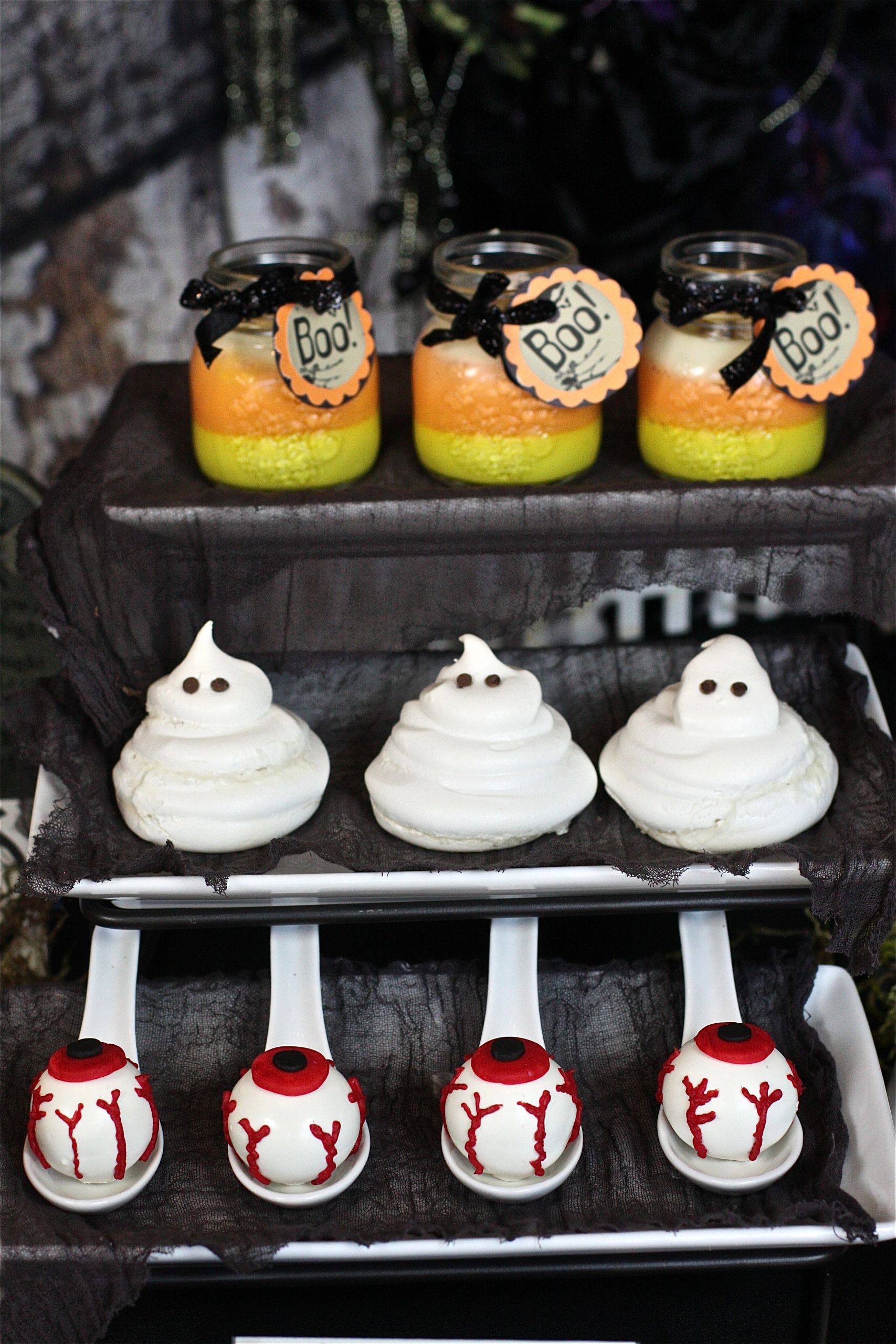 Halloween Party Desserts
 Meringue Ghosts The Hopeless Housewife The Hopeless