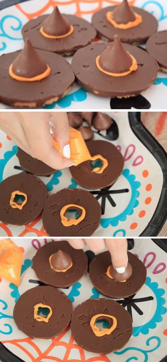 Halloween Party Ideas Diy
 Witch Hat Cookies