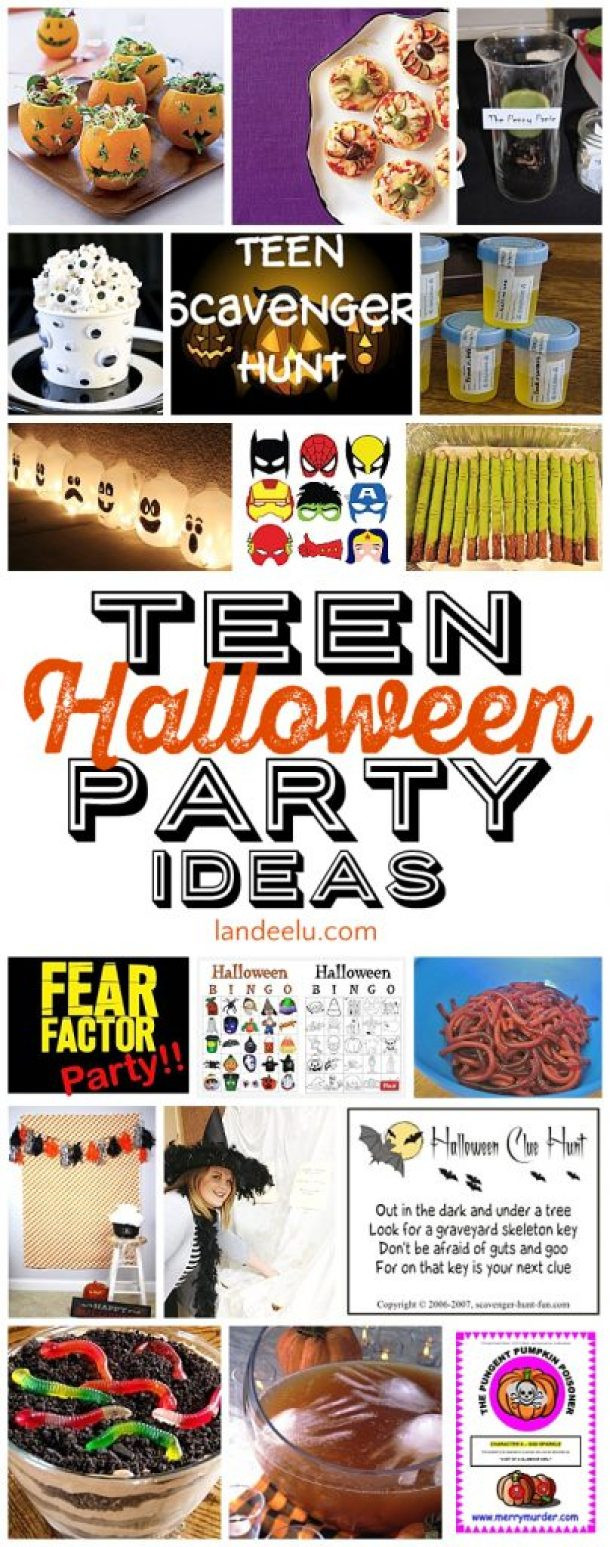 Halloween Party Ideas Teenagers
 Teen Halloween Party Ideas