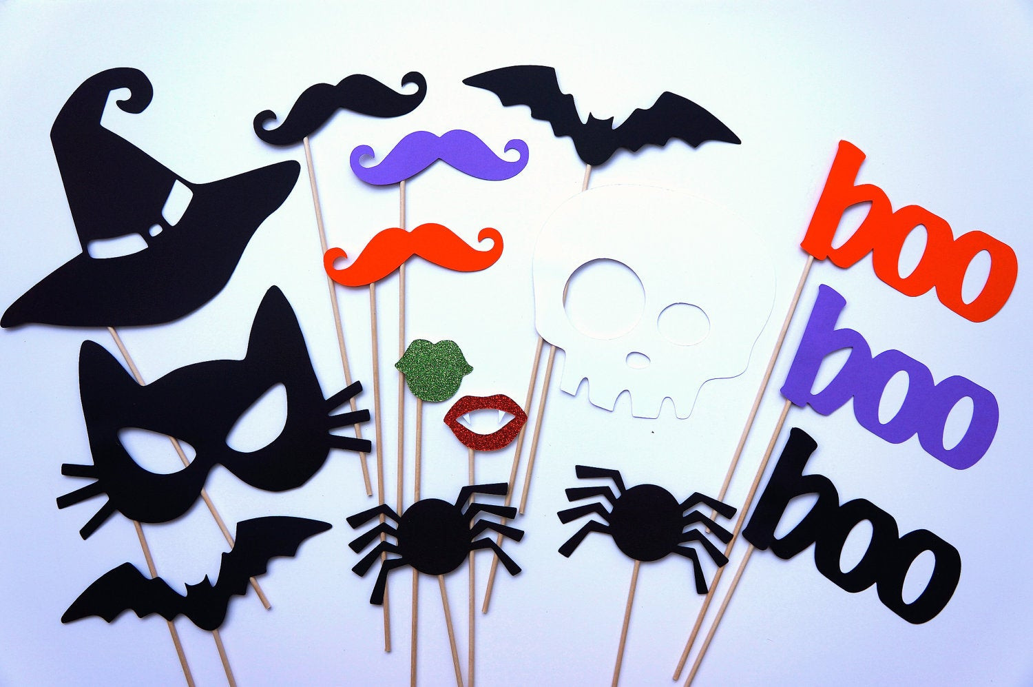Halloween Party Photo Booth Ideas
 Booth Props Halloween Party Props 15 piece set
