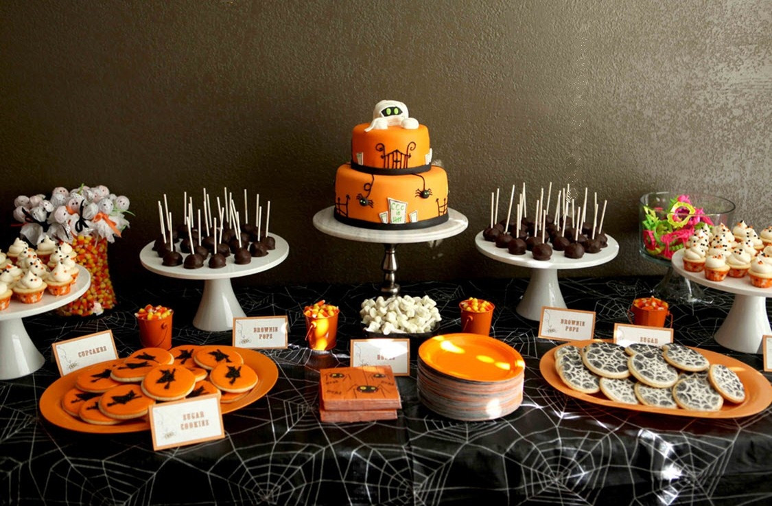 Halloween Party Treat Ideas
 Children s "Spooky" Treats Table Celebrations at Home