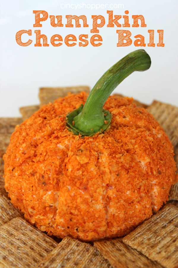 Halloween Pumpkin Recipes
 Nacho Pumpkin Cheese Ball Recipe CincyShopper