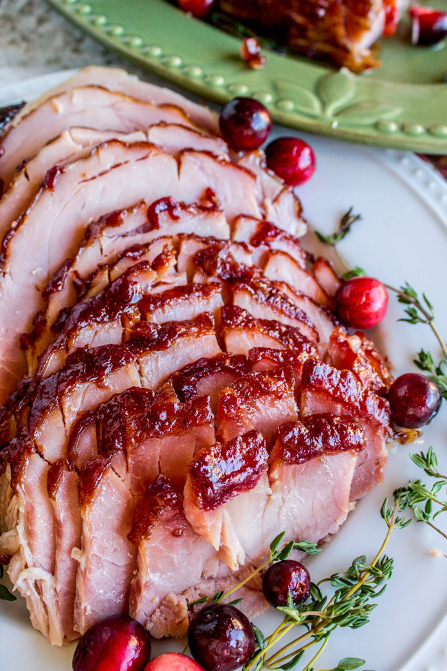 Ham Recipes For Thanksgiving
 Oven Roasted Cranberry Dijon Glazed Ham Recipe The Food
