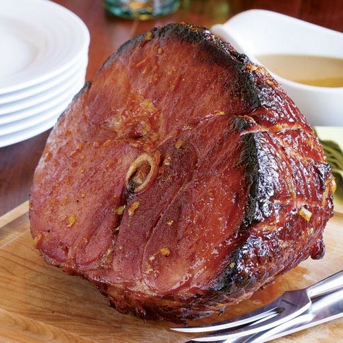 Ham Recipes For Thanksgiving
 Baked Ham with Cherry Pomegranate Glaze & Pan Sauce