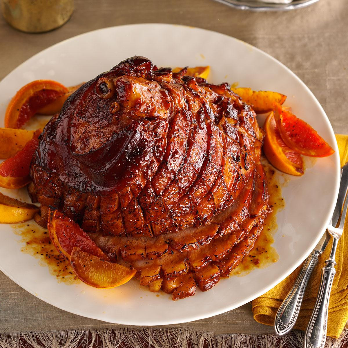 Ham Recipes For Thanksgiving
 Citrus Molasses Glazed Ham Recipe