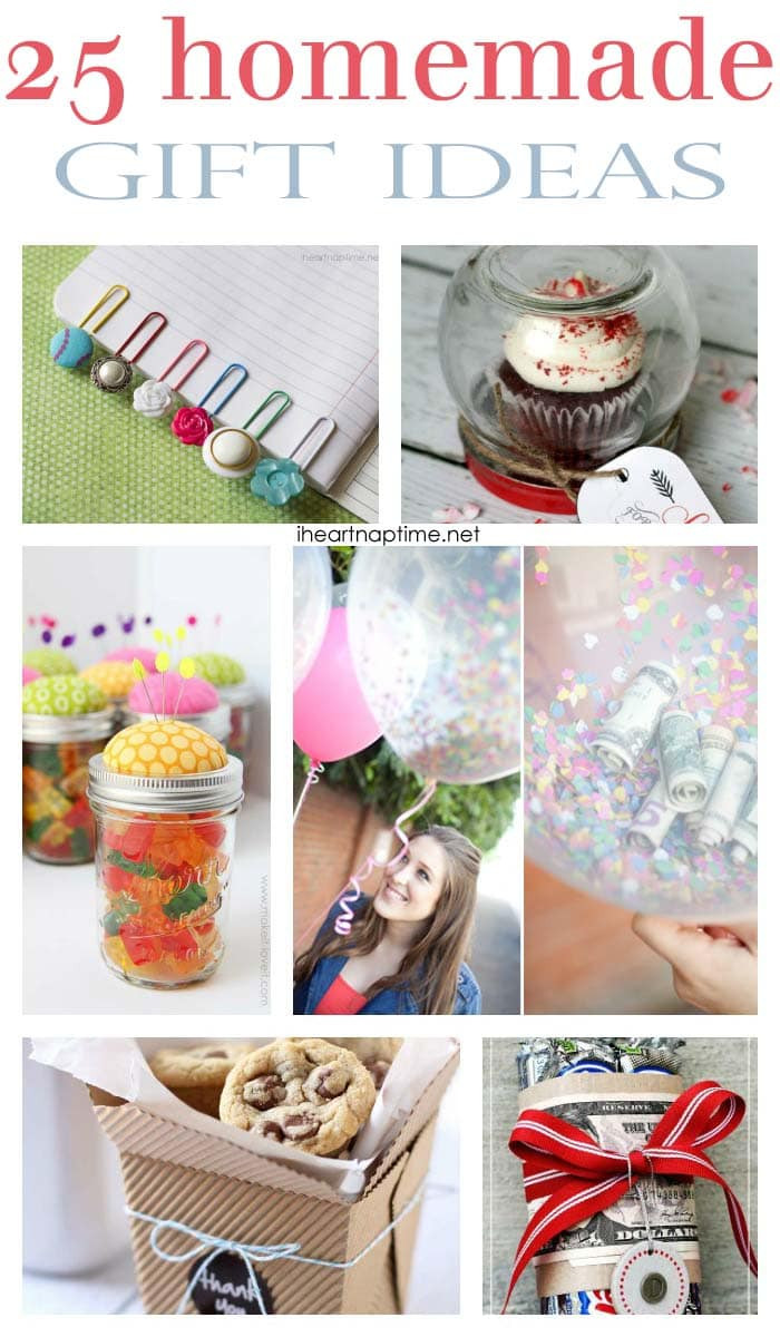Handmade Birthday Gift Ideas
 25 fabulous homemade ts I Heart Nap Time