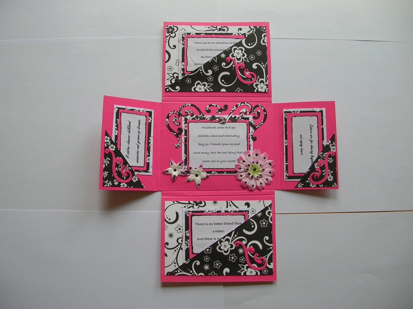 Handmade Birthday Gift Ideas
 Sue s Art of Craft Birthday Card with a Difference