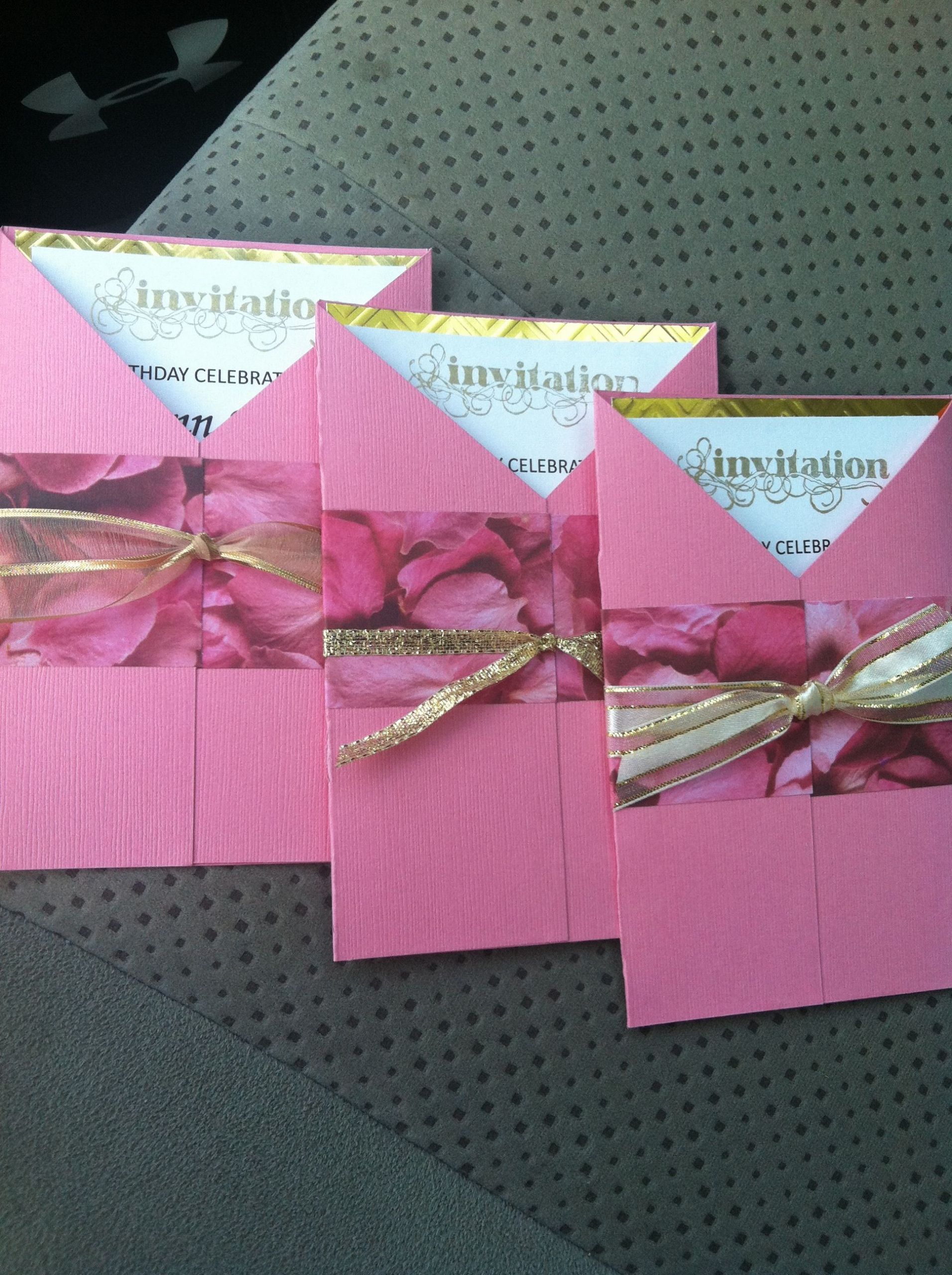 Handmade Birthday Invitations
 Handmade 50th Birthday Invitation Cards