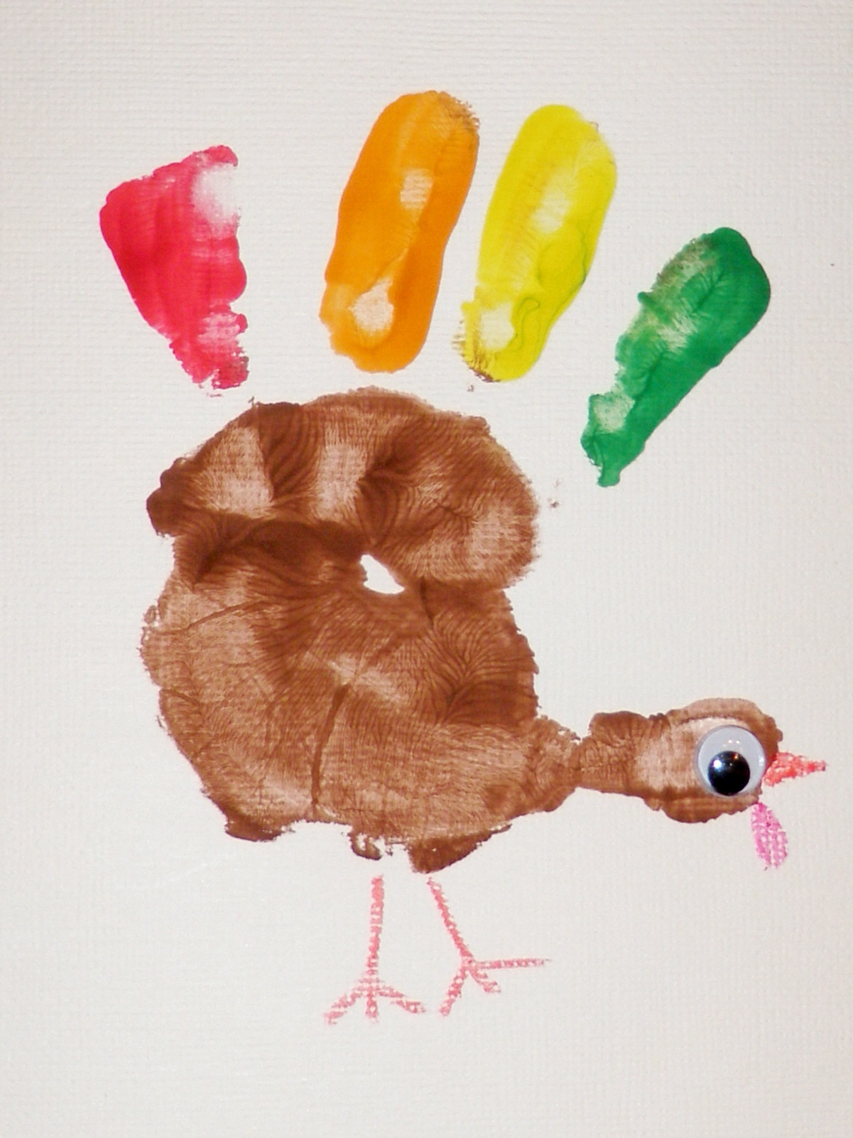 Handprint Crafts For Preschoolers
 Last Minute Thanksgiving Crafts