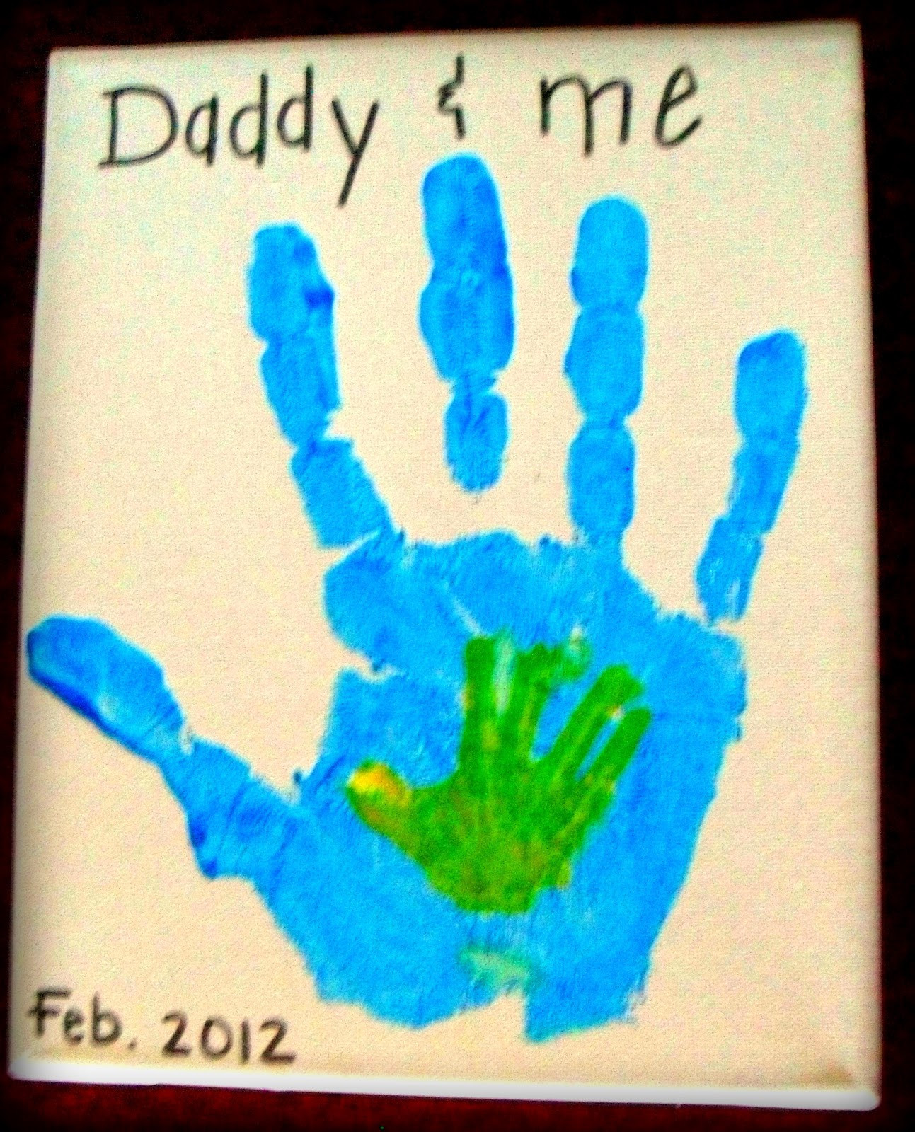 Handprint Crafts For Preschoolers
 Preschool Crafts for Kids Father s Day Handprint "Daddy