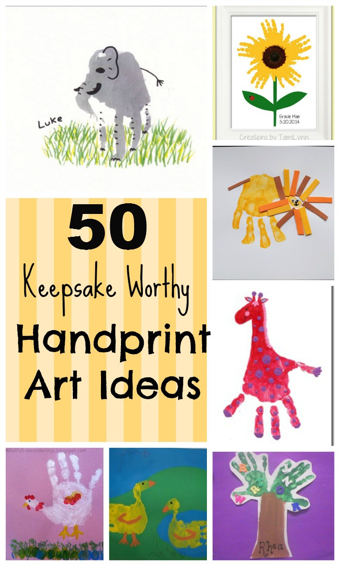 Handprint Crafts For Preschoolers
 Handprint fingerprint on Pinterest