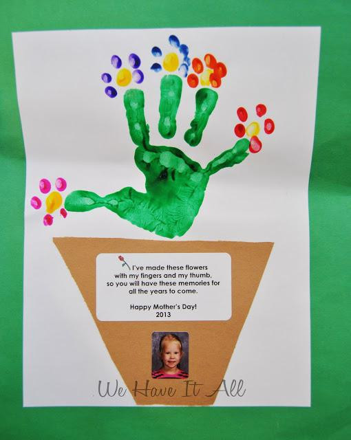 Handprint Crafts For Preschoolers
 20 Handprint and Footprint Crafts for Mother s Day