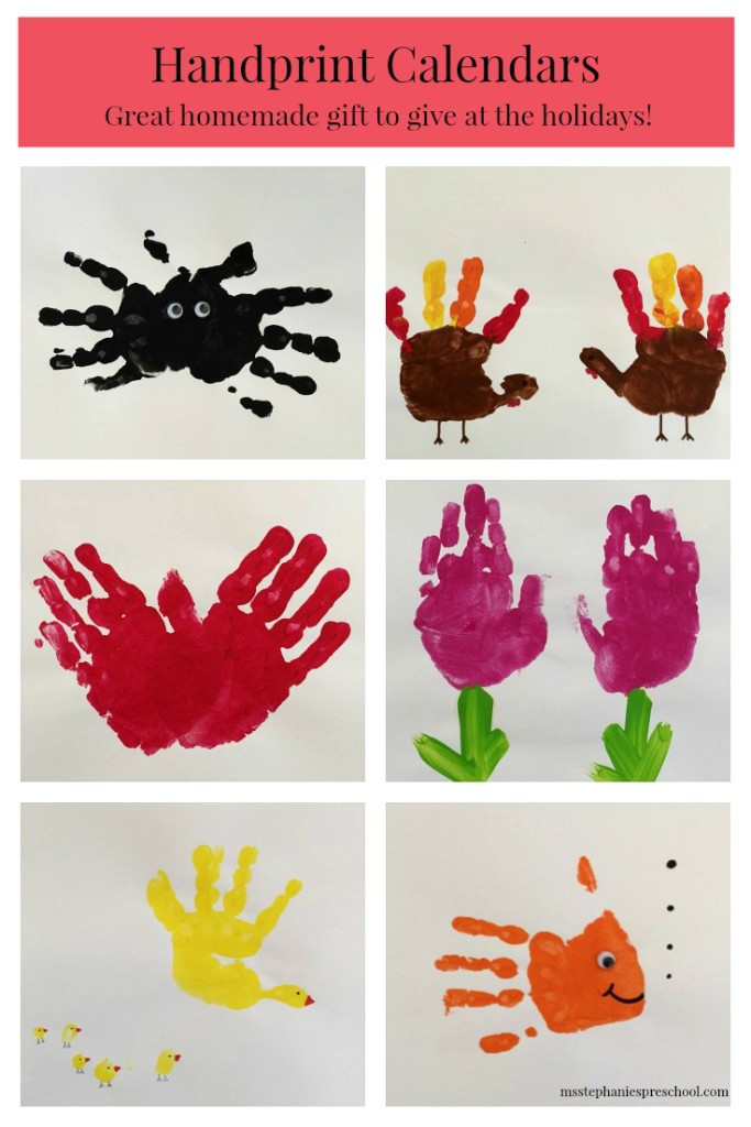 Handprint Crafts For Preschoolers
 Preschool Handprint Calendars