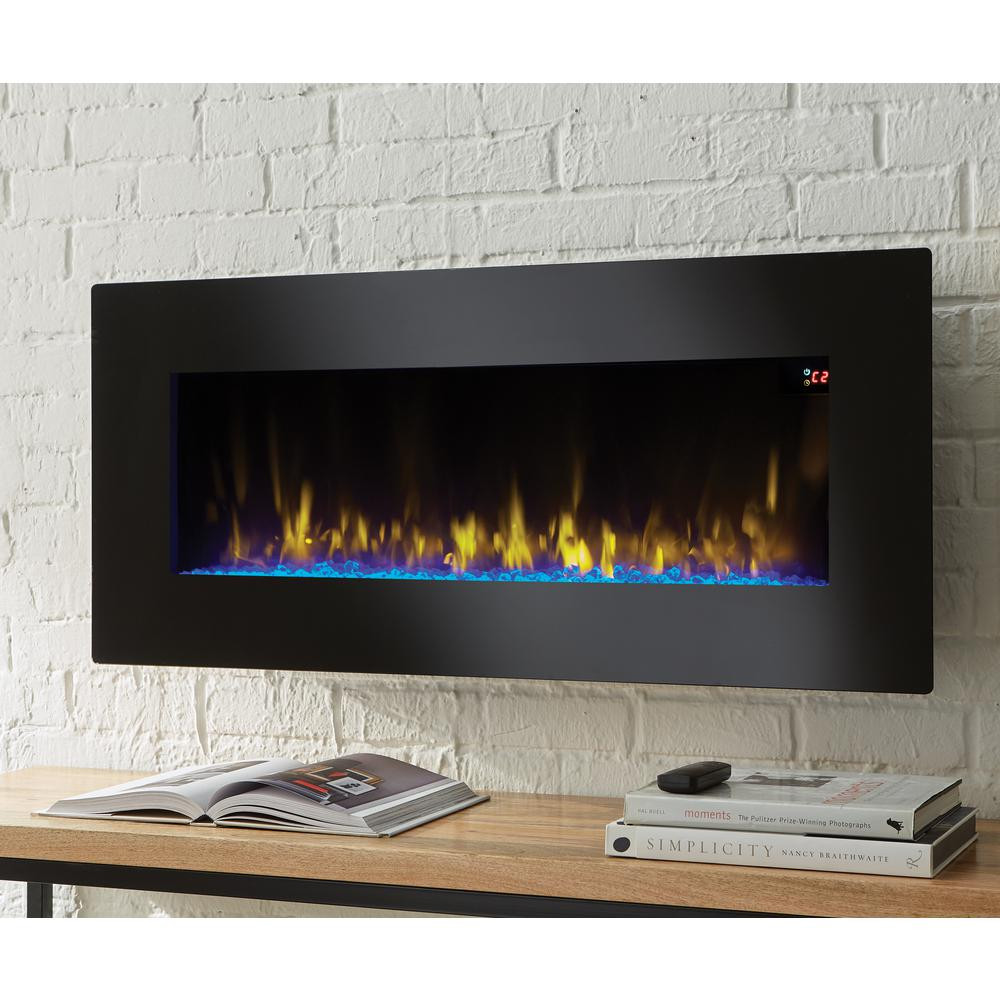 Hanging Electric Fireplace
 42 in Infrared Wall Mount Electric Fireplace Modern