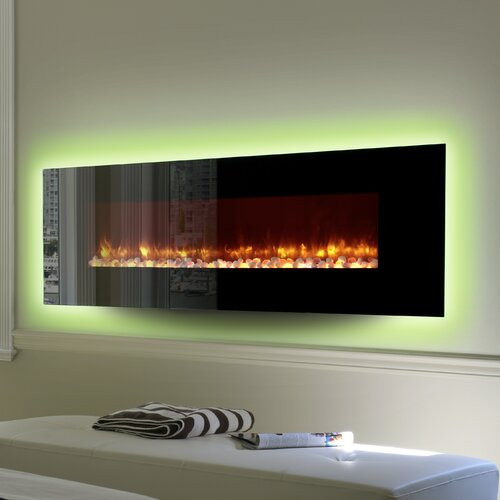 Hanging Electric Fireplace
 LED Wall Mount Electric Fireplace