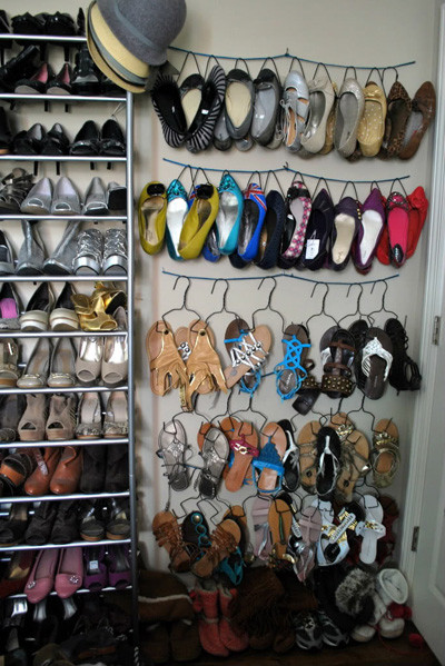 Hanging Shoe Organizer DIY
 6 DIY shoe rack ideas to organize your closet – SheKnows