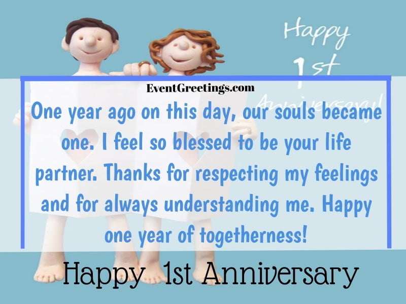Happy 1 Year Anniversary Quotes
 35 Best Happy 1 Year Anniversary Quotes And