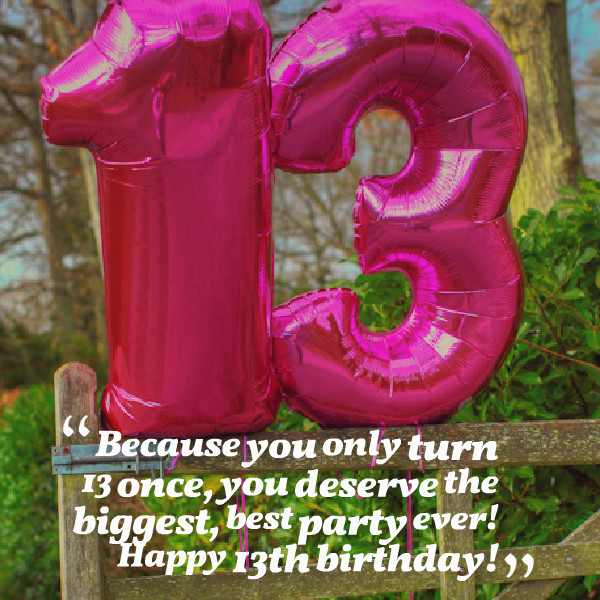 Happy 13Th Birthday Quotes
 Quotes For Girls 13th Birthday QuotesGram